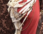 Multiway Hip Chain, Necklace, Headdress for Tribal Steampunk Bellydance 'CloudDancer Ameera'