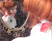 Vintage Lace Heart Choker- Steampunk Catwalk collection lace choker,statement necklace