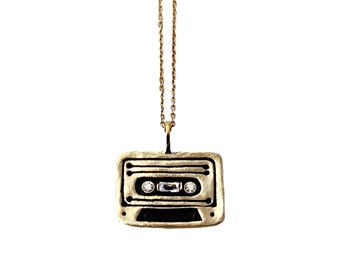 Cassette Tape Necklace