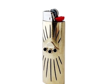 UFO Lighter Case with Black Oynyx