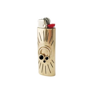 Rainbow Lighter Case with Black Onyx