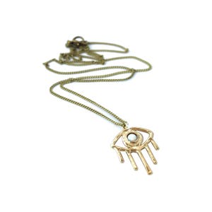 Opal Vision Halskette // Evil Eye Halskette, All Seeing Eye Halskette