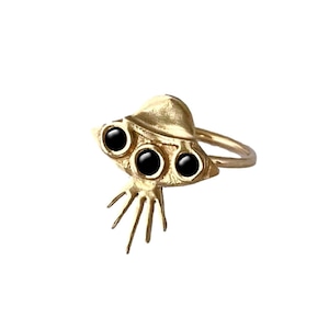 Abduction Ring with Black Onyx