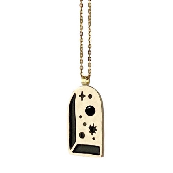 Big Bang Necklace with Black Onyx