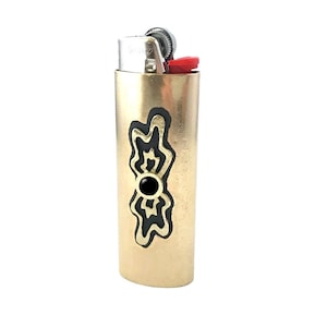 Splatter Lighter Case with Black Onyx