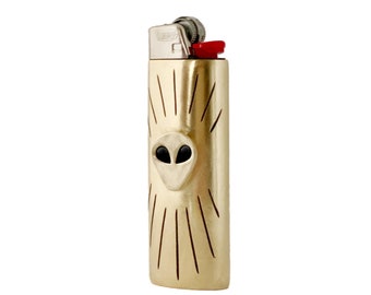 Alien Lighter Case with Black Onyx