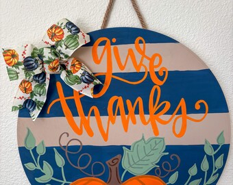 Wieszak na drzwi „Give Thanks”