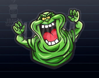 SLIMER Ghostbusters Movie character Decal Sticker