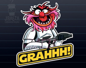 Animal Stormtrooper Car Decal Sticker Star Wars 501st Muppets