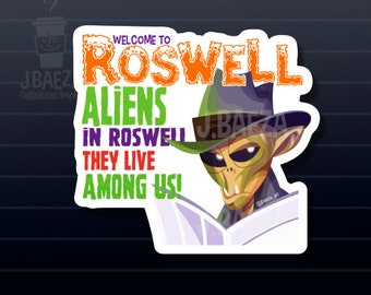 Aliens in Roswell New Mexico fridge magnet souvenir