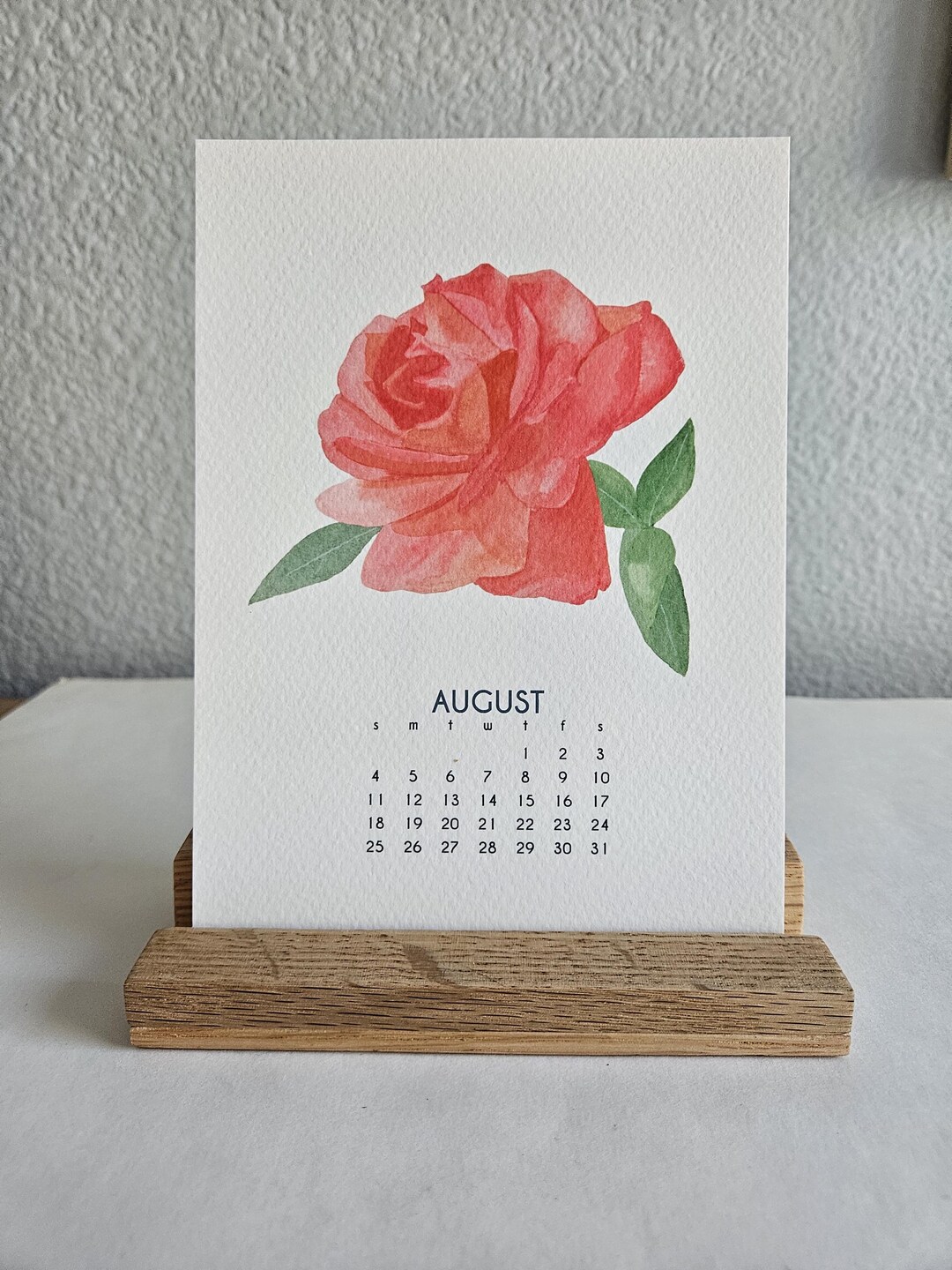The Untamed 2026 Desk Calendar,Acrylic 53-page weekly calendar