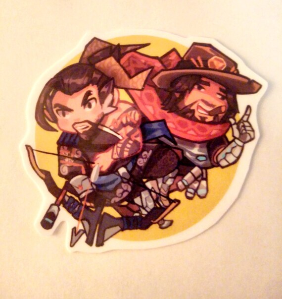 MCCREE HANZO STICKER