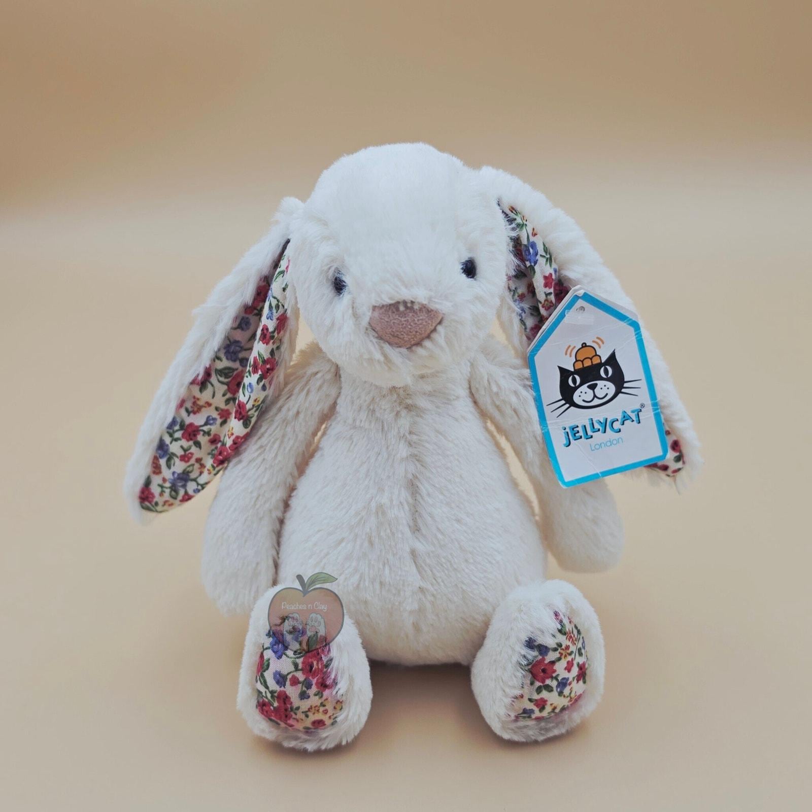 Jellycat Cream Blossom Bunny - Etsy