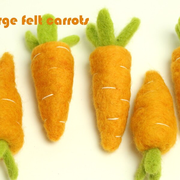 Felt Carrots Etsy