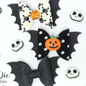 Bow Die | Hair Bow Die | SPOOKY BATS | Halloween Bow Dies
