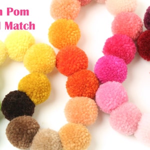 Yarn Poms -  MIX N MATCH Yarn Pom Pom