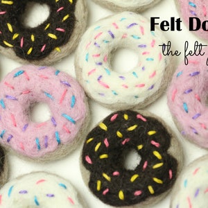 Felt Donuts | Sprinkled Donuts