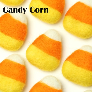 Felt Candy Corns  // Halloween Candy Corns // Candy Corn Garlands