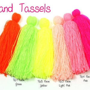 Tassel Garland  | Cotton Tassels | Neon Tassels | Party Garland | Birthday Garland |
