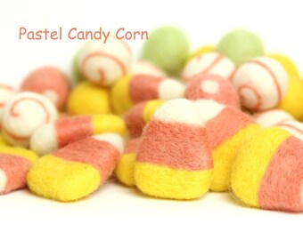 Felt Candy Corns  // Halloween Candy Corns // Candy Corn Garlands