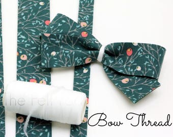 Bow Thread // White Bow Thread