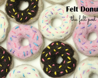 Donas de fieltro / Donas espolvoreadas
