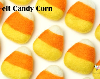 Felt Candy Corns  // Halloween Candy Corns // Candy Corn Garlands