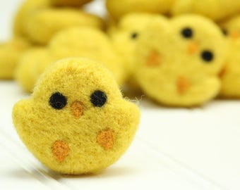 Felted Chick // Felt Chicks // Easter Chicks // Needle Felted Chicks