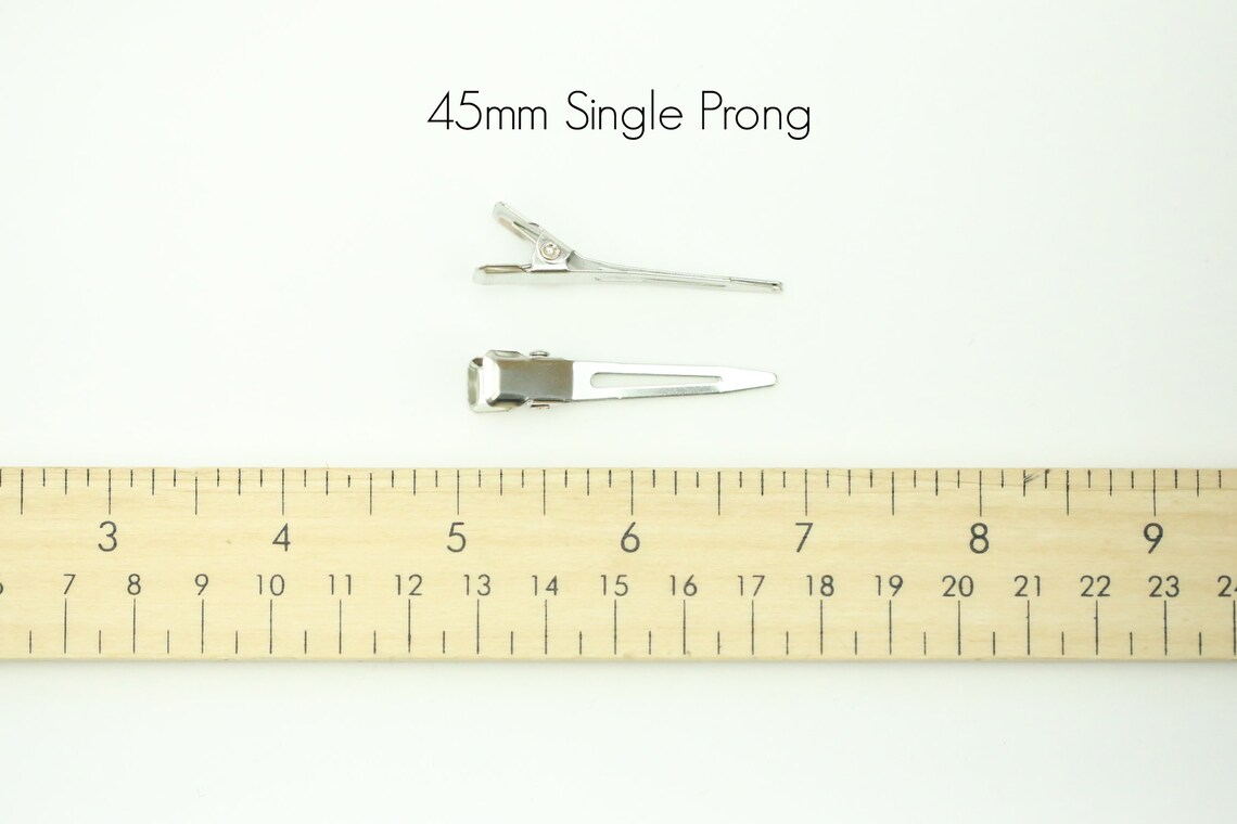 Hair Clips // Alligator Clips // 40mm Snap Clips // 50mm Snap Etsy