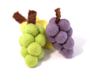 Felted Grapes | Felt Grapes | Felt Shapes | Felted Shapes