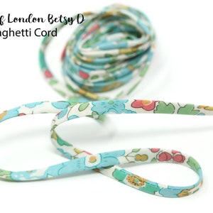 Spaghetti Cord / Liberty of London Cord / Betsy D Spaghetti Cord