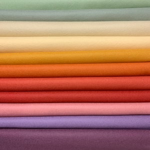 100 Percent Wool Felt Sheets 5 Sheets of 8 X 12 Felt You Pick Color Merino Wool Felt European Wool Felt image 7