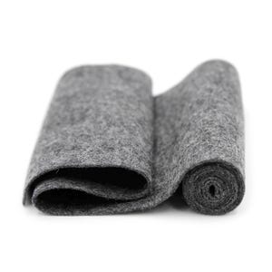 Filzrolle 100% Wolle in der Farbe HEATHER CHARCOAL