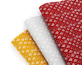 Fieltro de lana merino / Fieltro estampado / Fieltro estampado / ADORNO NAVIDEÑO Fieltro de lana / Tela navideña