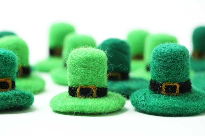 Felt Leprechaun Hats.