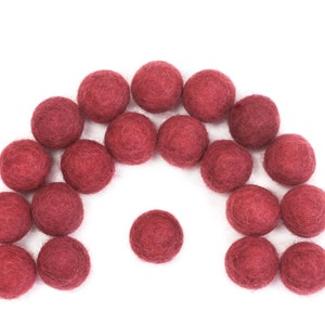 Felt Balls | Felt Poms // Felt Pom Poms // Felt Beads // Felt Garland // FRUIT PUNCH - New Color