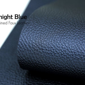 Faux Leather Leatherette Blue Faux Leather Blue Green -  Israel