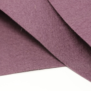 Wool Felt 1 yard cut - Eggplant - purple wool blend felt