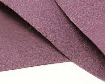 100% Wool Felt Sheet in Color EXOTIC EGGPLANT - 18" X 18" Wool Felt Sheet - Merino Wool Felt - European Wool Felt