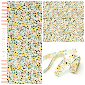 Primavera ROSA CREAM // Rifle Paper Co // Fabric Felt // Felt Backed Fabric // Cotton Fabric