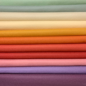 100 Percent Wool Felt Sheets 1 Sheet of 8 X 12 Felt You Pick Color Merino Wool Felt European Wool Felt image 8