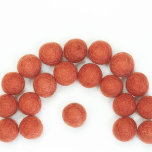 Garland DIY Felt Balls // Felt Poms // Felt Beads // Felt Garland // AUTUMN New Color image 1