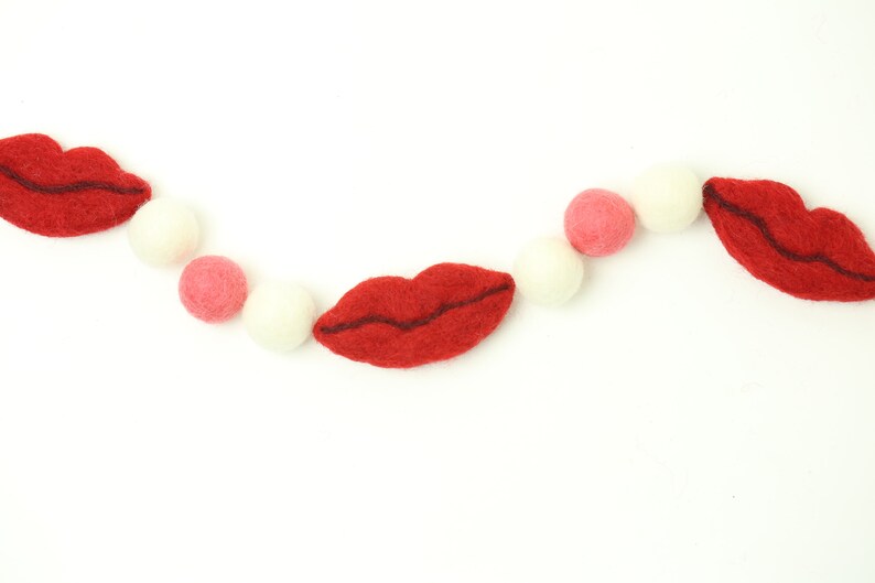 Gevilte lippen Vilten lippen Valentijn Lippen afbeelding 4