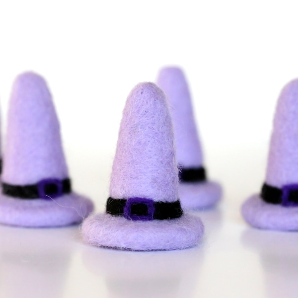 Purple Felt Witch Hat | Purple Witch Hat - 1 or 3 pieces