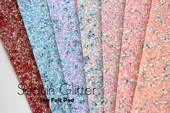 Bubble Gum Pink Glitter Felt - American Felt & Craft