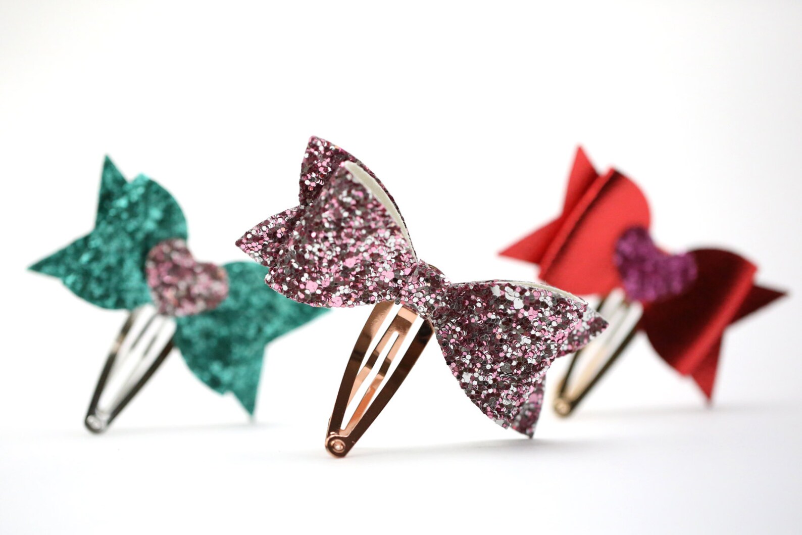 Hair Clips // Alligator Clips // 40mm Snap Clips // 50mm Snap Etsy