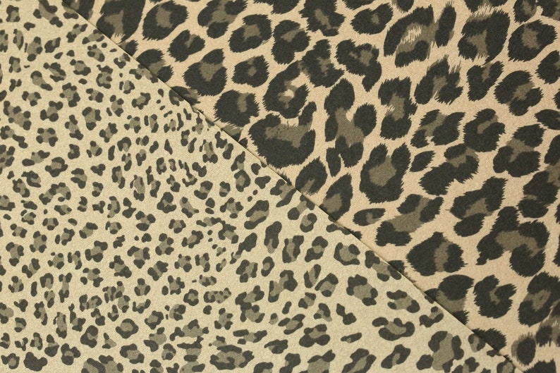 Metallic Felt Brushed GOLD MINI LEOPARD Felt Wool Felt | Etsy