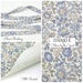 Liberty of London Tana Lawn Fabric D'ANJO E Blue// Liberty Bias Binding // Liberty of London Bias Tape 