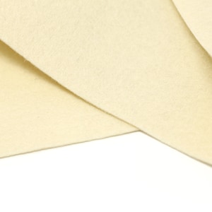 100% Wool Felt Sheet in Color WHISPERING WHEAT - 18&quot; X 18&quot; Wool Felt Sheet - Merino Wool Felt - European Wool Felt