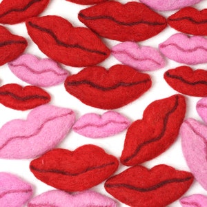 Gevilte lippen Vilten lippen Valentijn Lippen afbeelding 1
